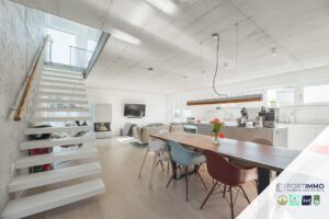 Wohn-, Koch- und Essbereich