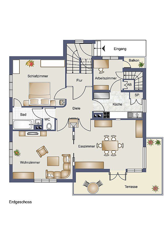 Grundriss Erdgeschoss