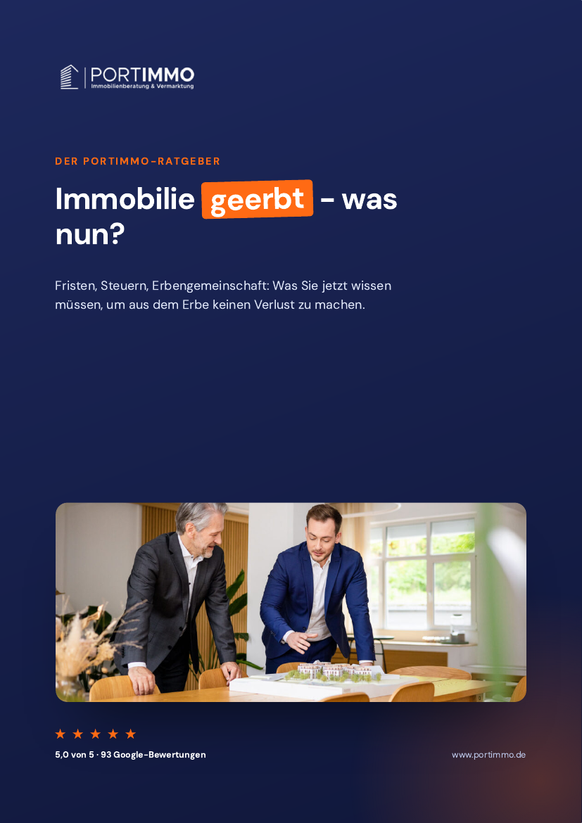 Ratgeber Immobilie geerbt - Titelseite