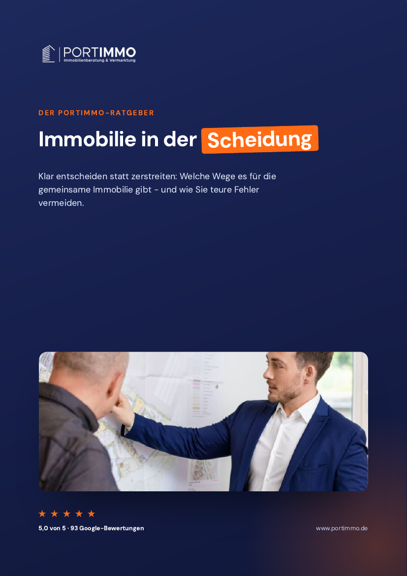 Ratgeber Immobilie in der Scheidung - Titelseite